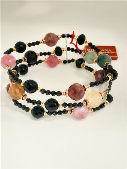Bracciale Rudelli Zambetti Gioielli Donna Morgana gioielli in argento in Pietre dure Onice BM1 - BM1